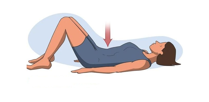 Bài tập kéo dãn lưng dưới với tư thế Pelvic Tilt